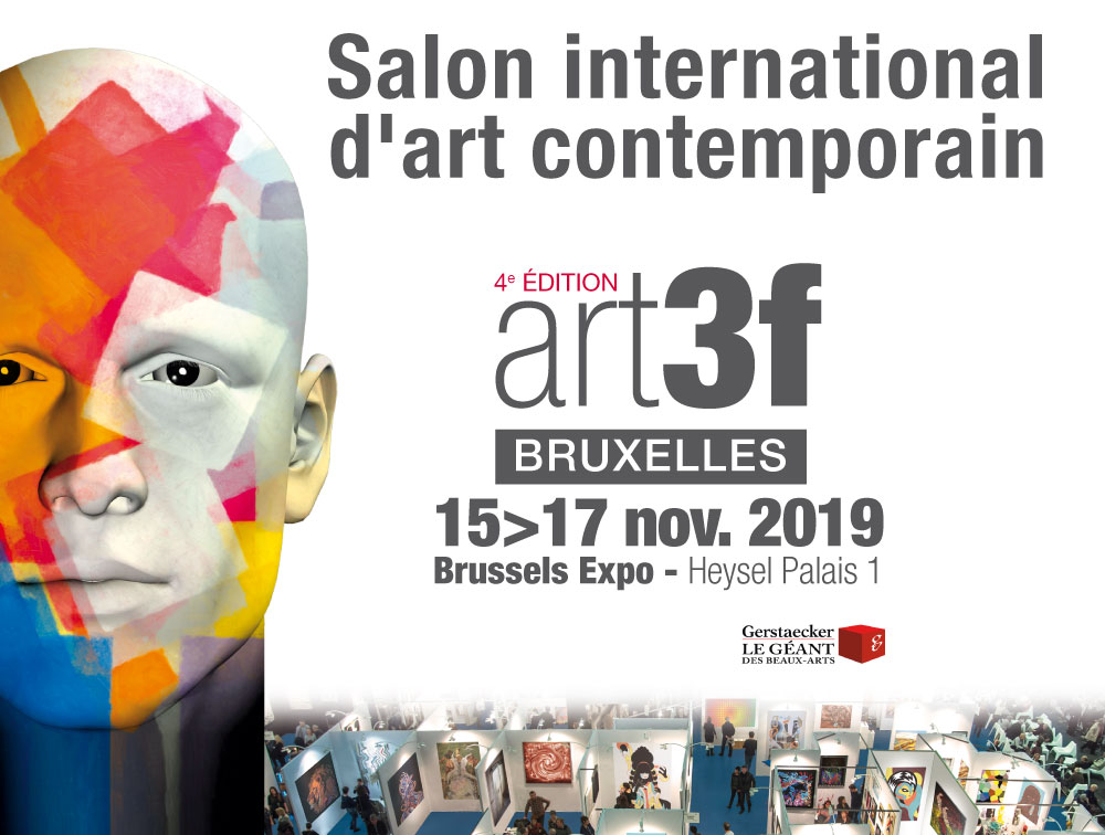 Salon d’art contemporain Art3F – Bruxelles 2019
